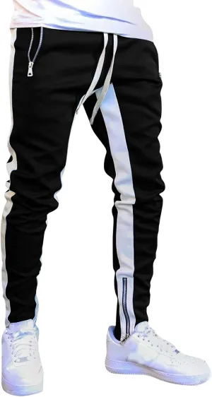 Cargo Pants for Men Work Pants Hip Hop Letter Printed Street Hip Hop Jogging Sweatpants Casual Elastic Waist Trousers