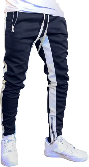 Cargo Pants for Men Work Pants Hip Hop Letter Printed Street Hip Hop Jogging Sweatpants Casual Elastic Waist Trousers