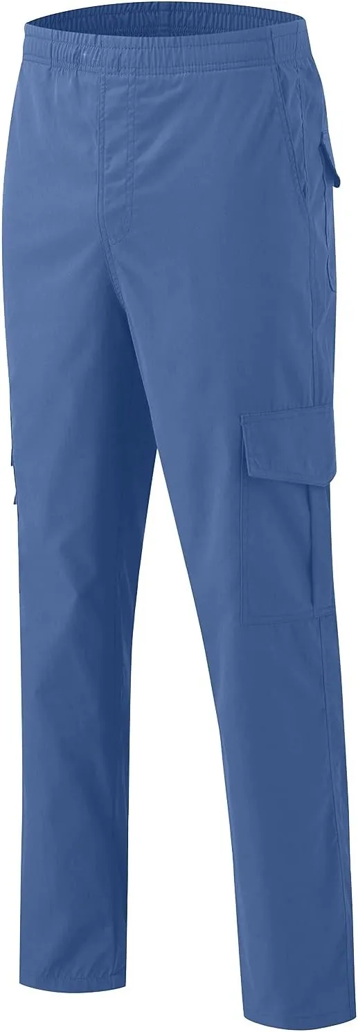 Cargo Pants for Men Work Pockets Mens Sweatpants Slim Fit Sports Active Joggers for Men Elastic Waist Mens Sweatpants