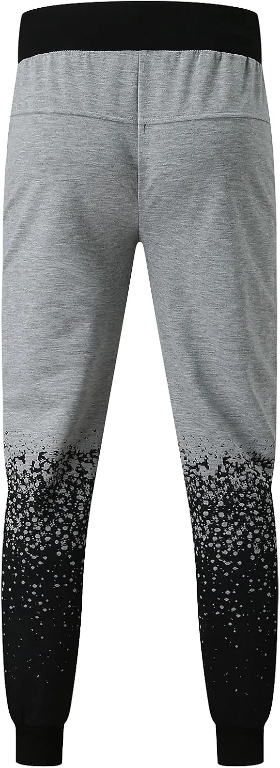 Cargo Sweatpants for Men Athletic Jogger Sports Outdoor Trousers Mens Active Fleece Athletic Sweatpant Basic Running