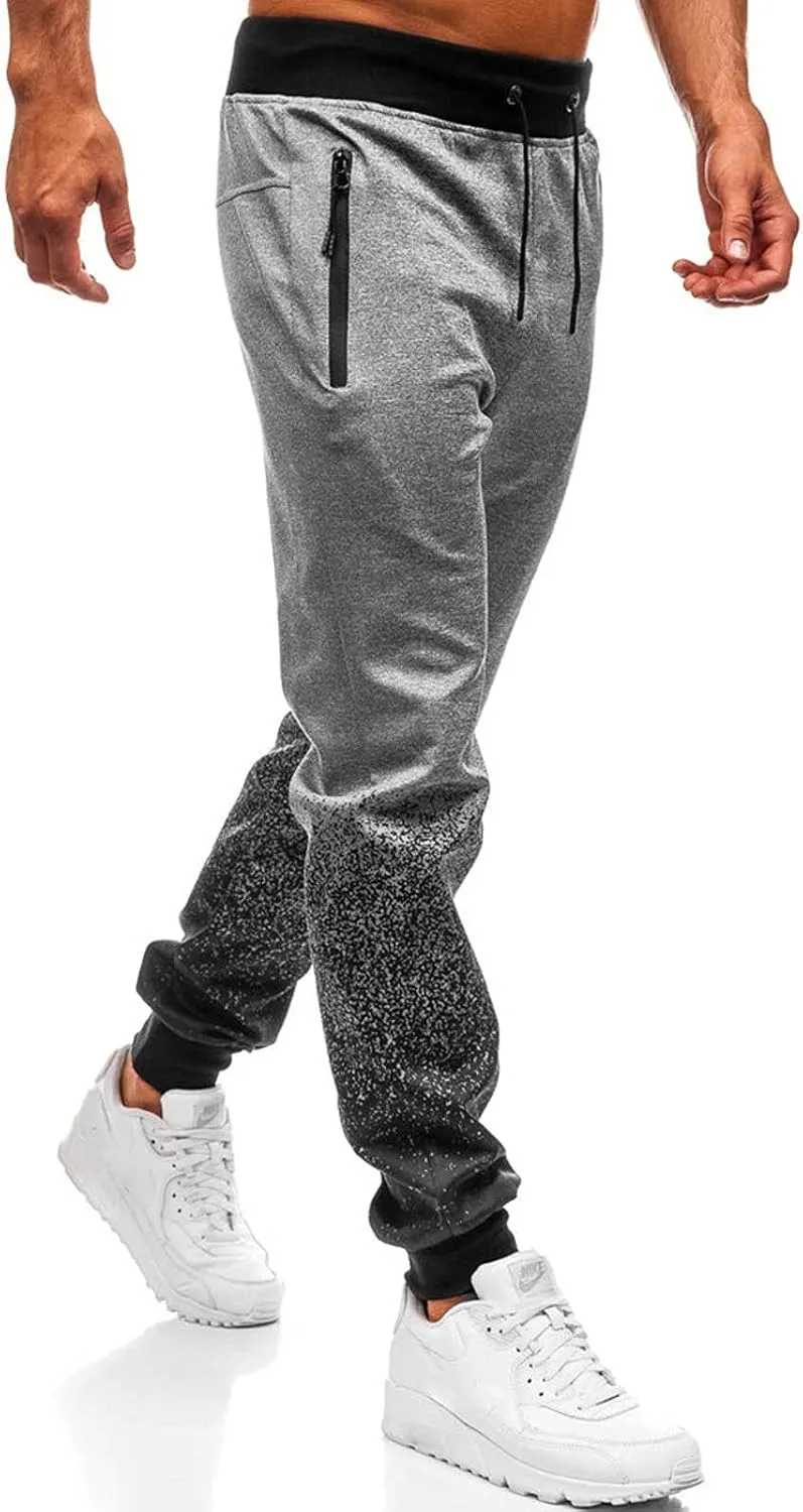 Cargo Sweatpants for Men Athletic Jogger Sports Outdoor Trousers Mens Active Fleece Athletic Sweatpant Basic Running