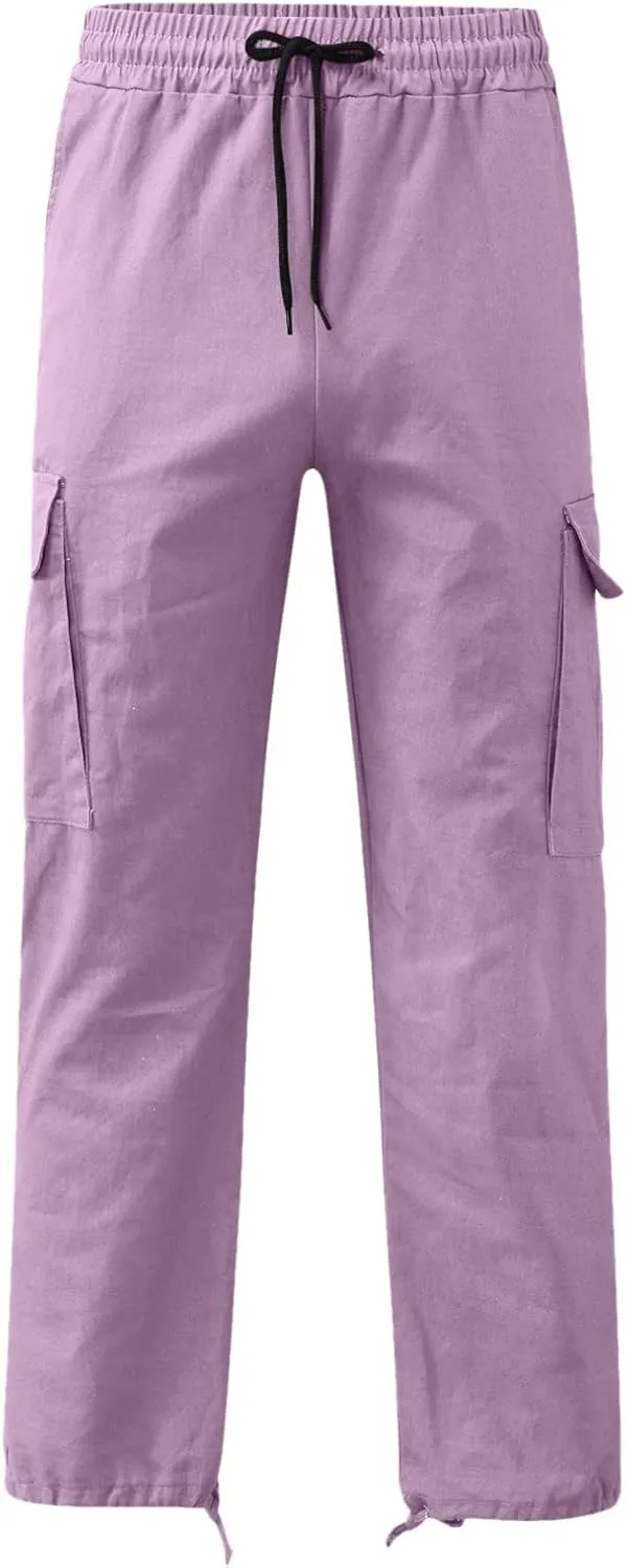 Cargo Sweatpants for Men Big and Tall Mens Fashion Cargo Pants Athletic Joggers Pants Chino Trousers Mens Sweatpants