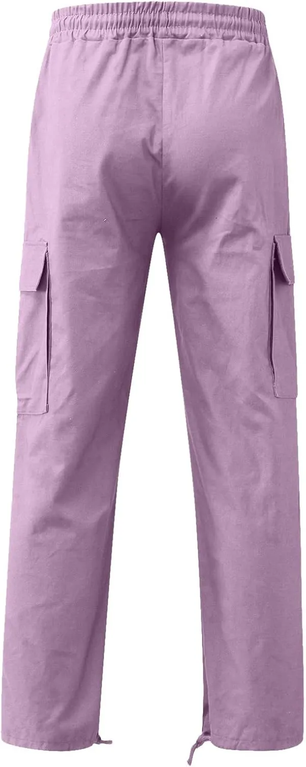 Cargo Sweatpants for Men Big and Tall Mens Fashion Cargo Pants Athletic Joggers Pants Chino Trousers Mens Sweatpants
