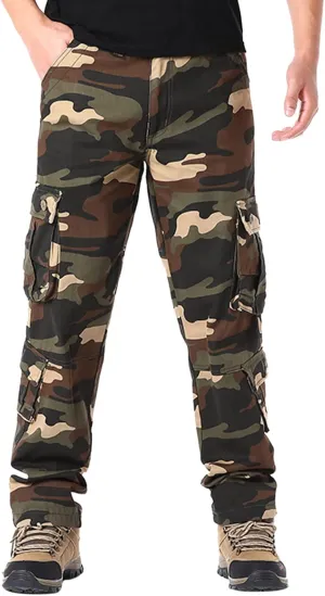 Cargo Sweatpants for Men Big and Tall Overalls Casual Pocket Sport Work Casual Trouser Pants Big and Tall Sweatpants