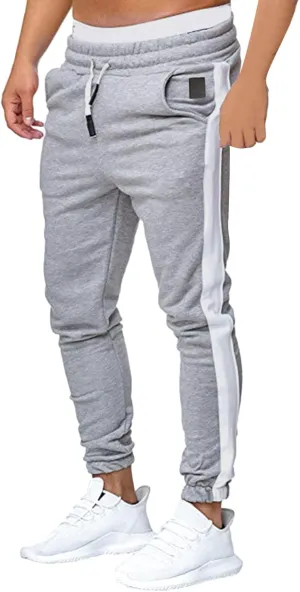 Cargo Sweatpants for Men Big and Tall Track Pants with Pockets Mens Cargo Sweatpants Heavyweight Fleece Jogger Pants