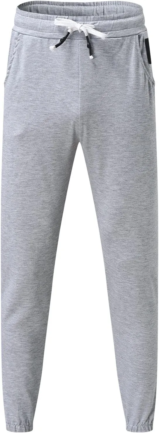 Cargo Sweatpants for Men Big and Tall Track Pants with Pockets Mens Cargo Sweatpants Heavyweight Fleece Jogger Pants