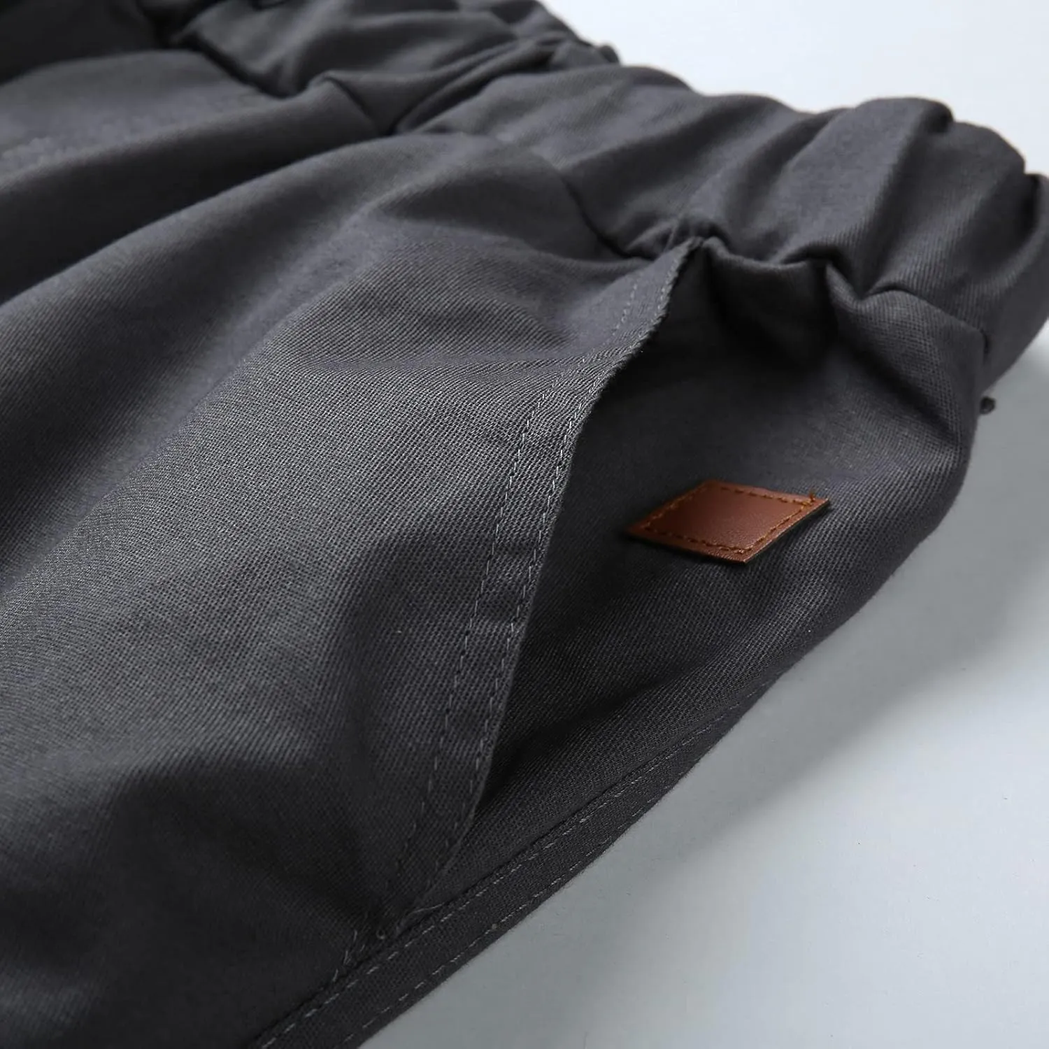 Cargo Sweatpants for Men Workout Trousers Casual Cargo Pants Fleece Joggers Sweat Pants for Men Mens Cargo Sweatpants