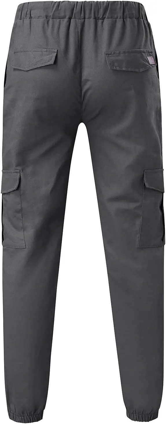 Cargo Sweatpants for Men Workout Trousers Casual Cargo Pants Fleece Joggers Sweat Pants for Men Mens Cargo Sweatpants