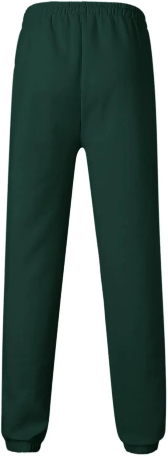 Cargo Trousers for Men Bottom Cargo Pants Elastic Waist Drawstring Baggy Joggers Mens Heavyweight Fleece Sweatpants