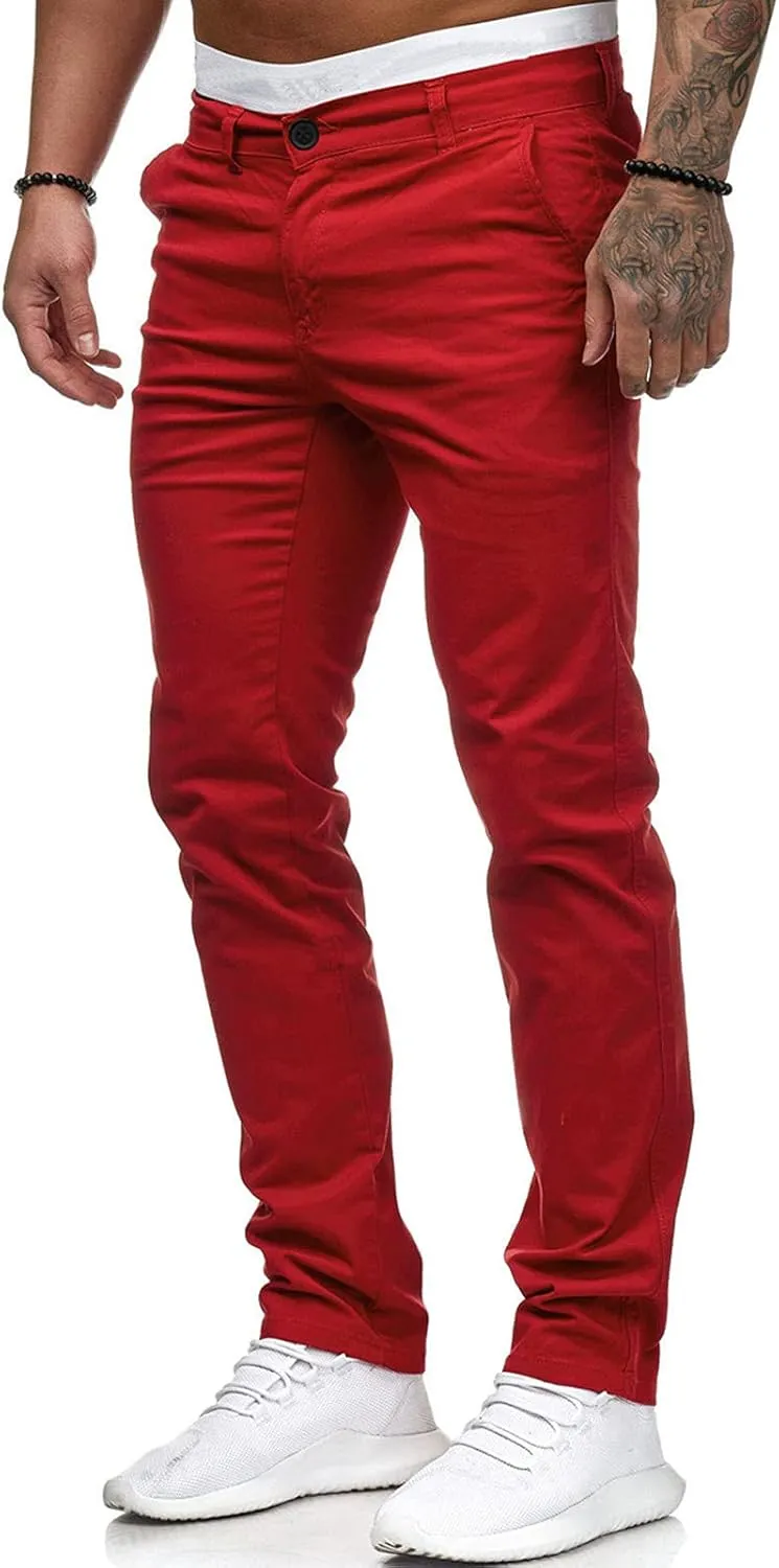 Cargo Trousers for Men Casual Sweatpants Outdoor Elastic Waist Drawstring Pant with Pockets Men's Pants Cargo Joggers