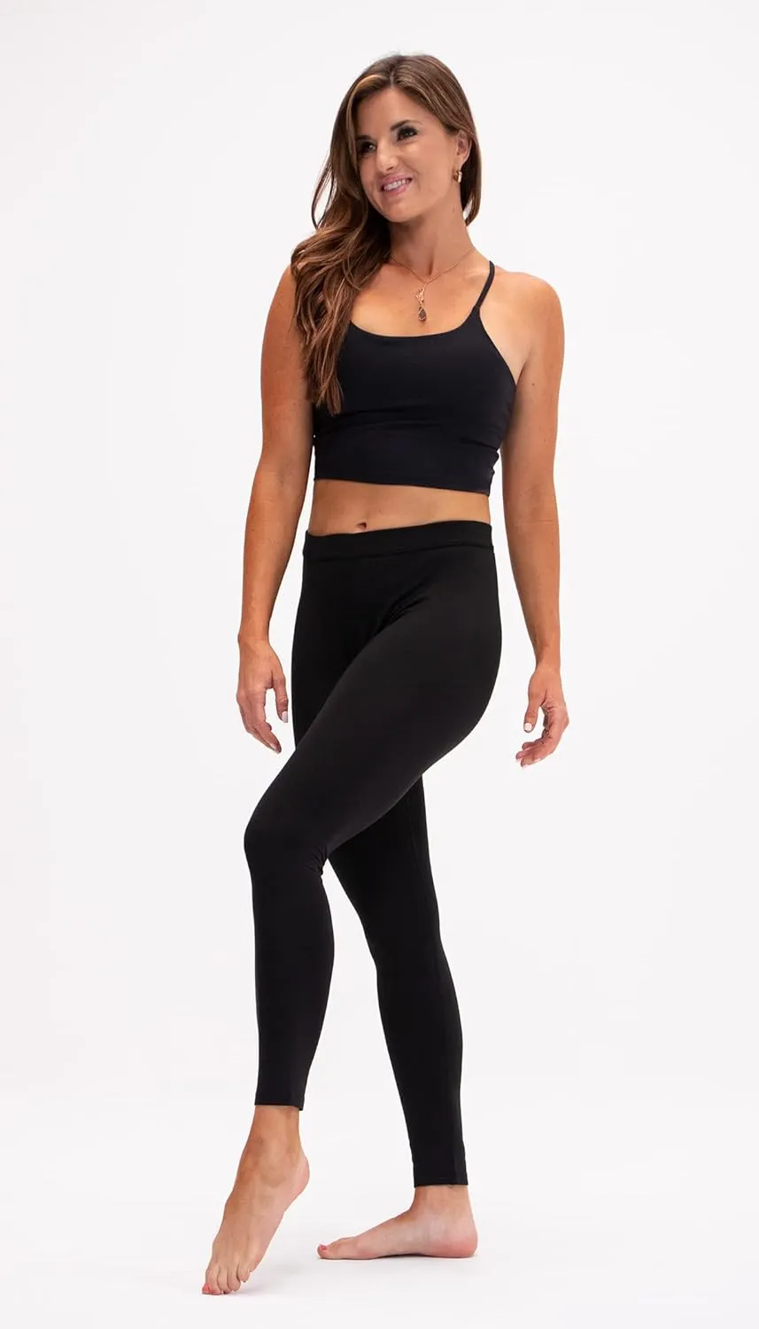 DEVOPS Women's 2 Pack Thermal Long Johns Underwear Leggings Pants