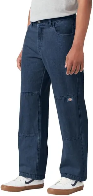 Dickies Men's Loose Fit Double Knee Jeans