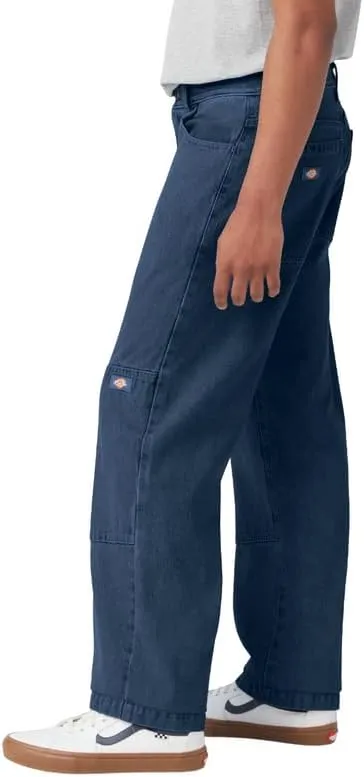 Dickies Men's Loose Fit Double Knee Jeans
