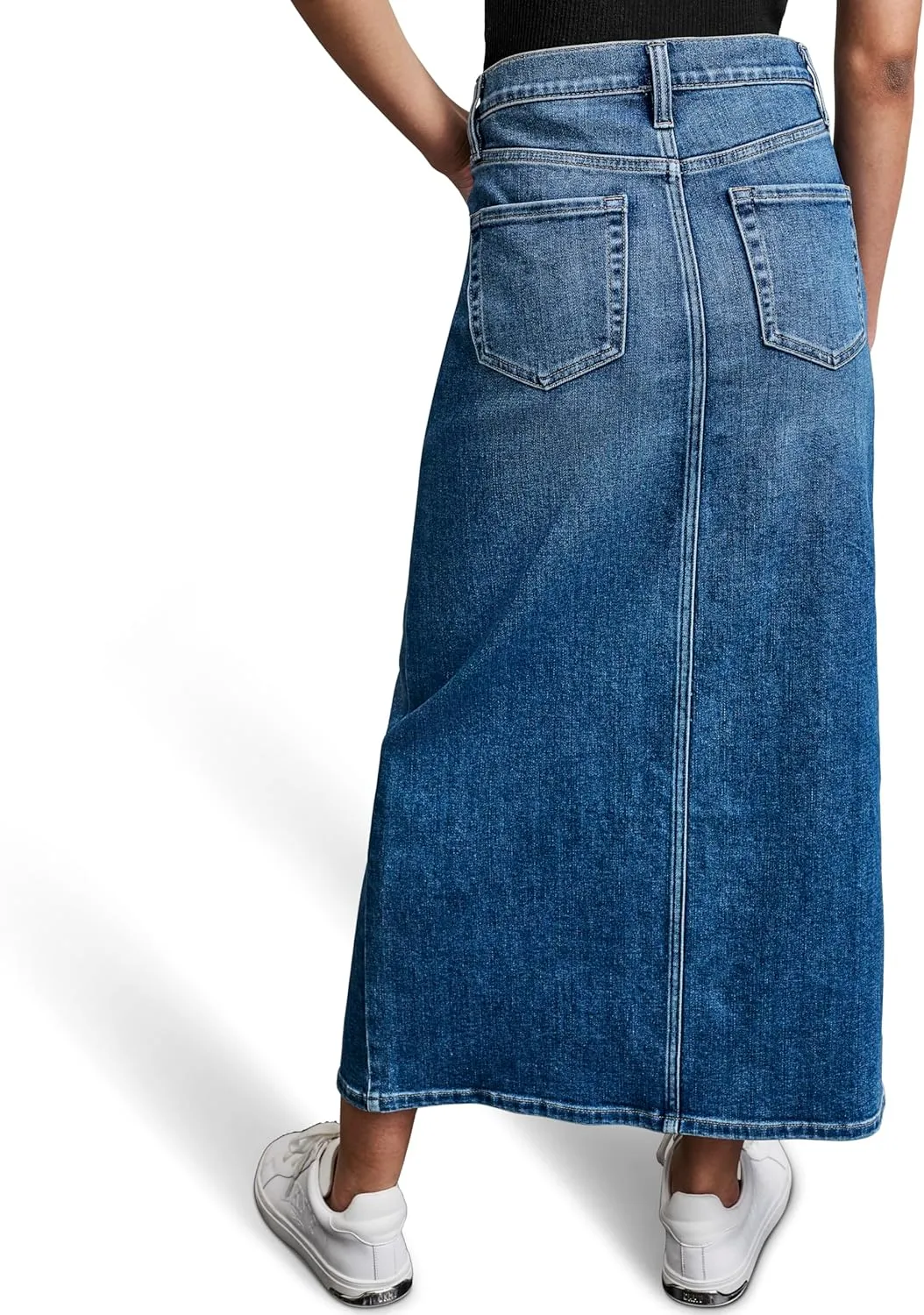 DKNY Women's Denim Fashionable Cropped Jeans Jacket