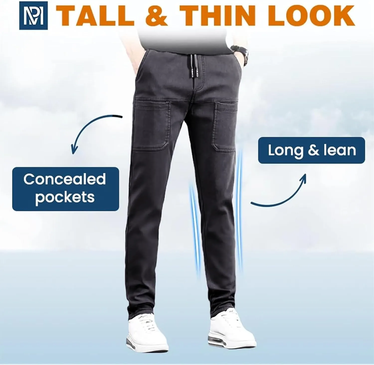 evzosrz Mens Summer Cargo Pants, Straight High Stretch Solid Waterproof High Stretch Comfy Casual Trousers with Multi-Pockets