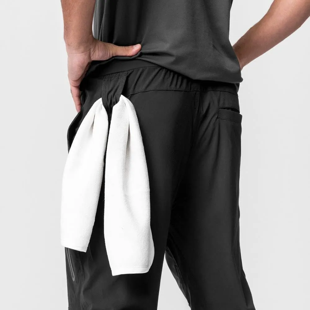 Finelylove Track Pants Men Slim Fit Athletic Jogger Sweatpants Elastic Waist Quick Dry Hiking Pants with Zip Pockets