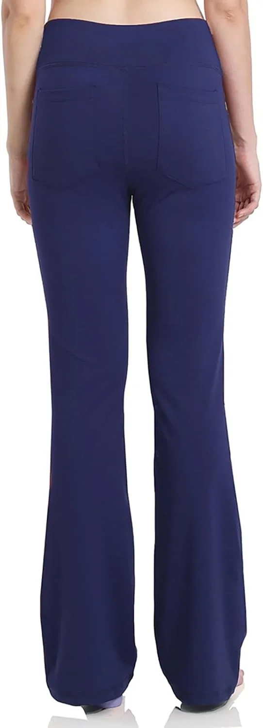 Flare Yoga Pants for Women High Waist Tummy Control Plus Size Leggings Casual Wide Leg Gym Workout Bell Bottom Sweatpants