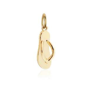 Flip-Flop Charm Solid Gold