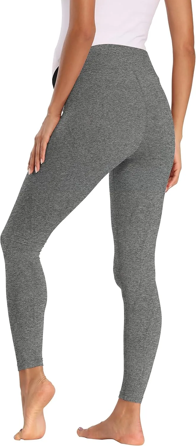 Foucome Women's Under The Belly Super Soft Support Maternity Leggings