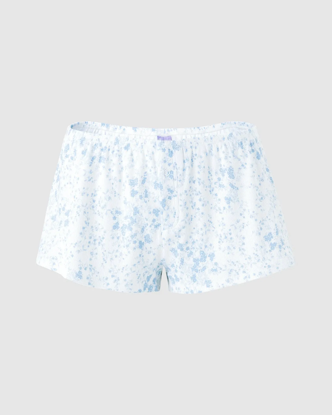 Garden Party Ribbed Sleep Short