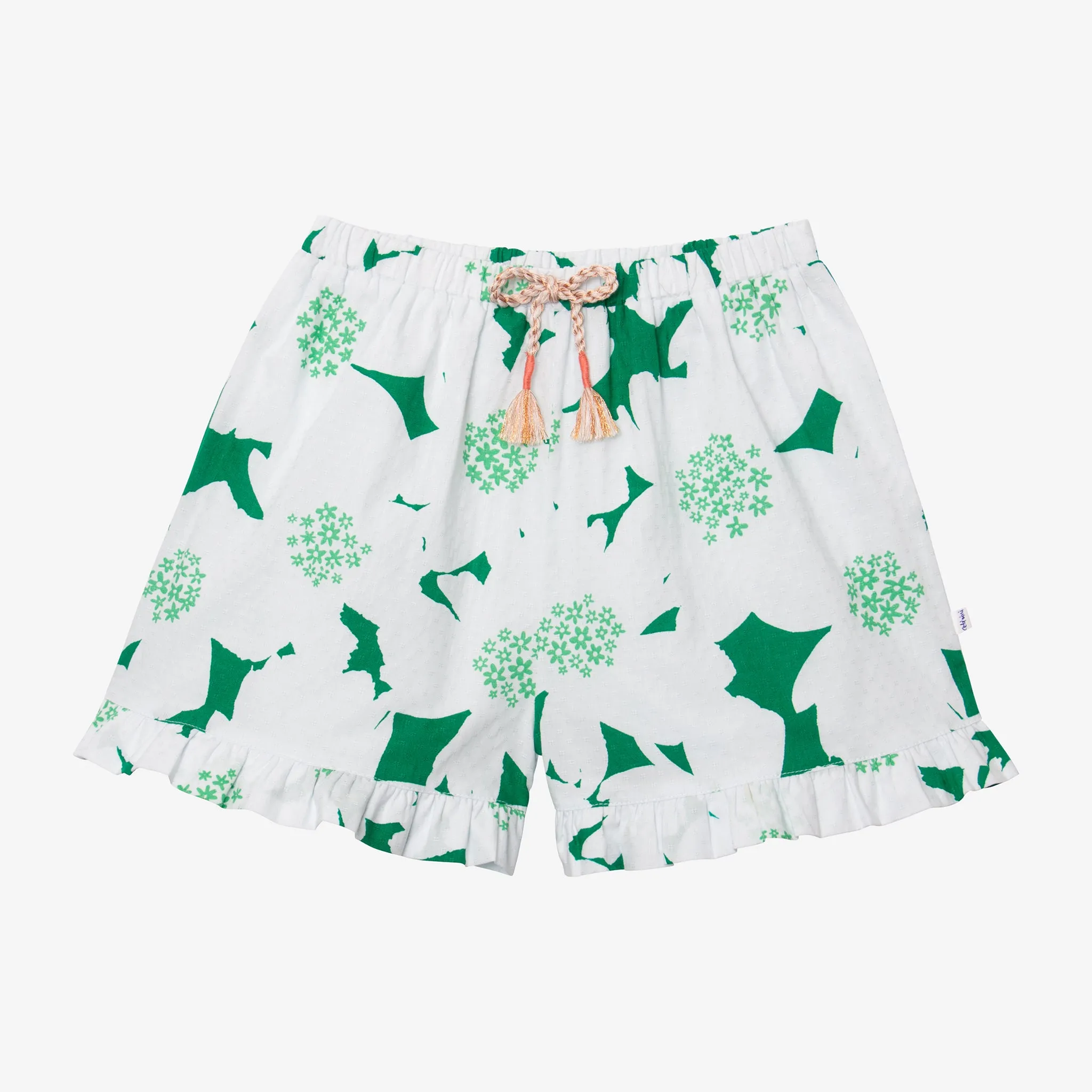 Girls' green shorts