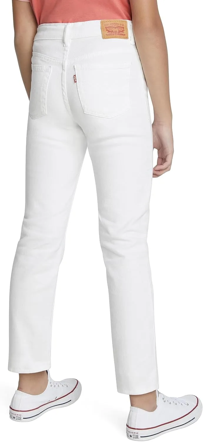 Girls' High Rise Straight Fit Jeans