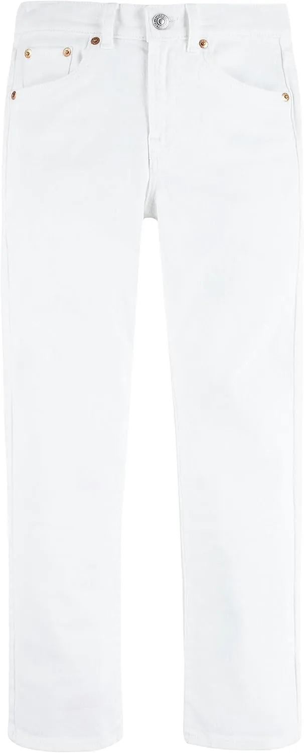 Girls' High Rise Straight Fit Jeans