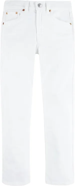 Girls' High Rise Straight Fit Jeans