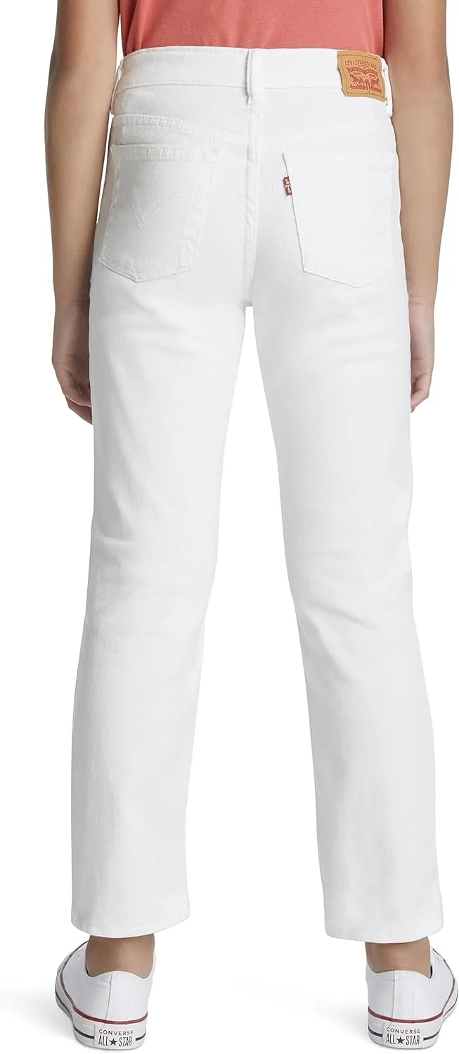 Girls' High Rise Straight Fit Jeans
