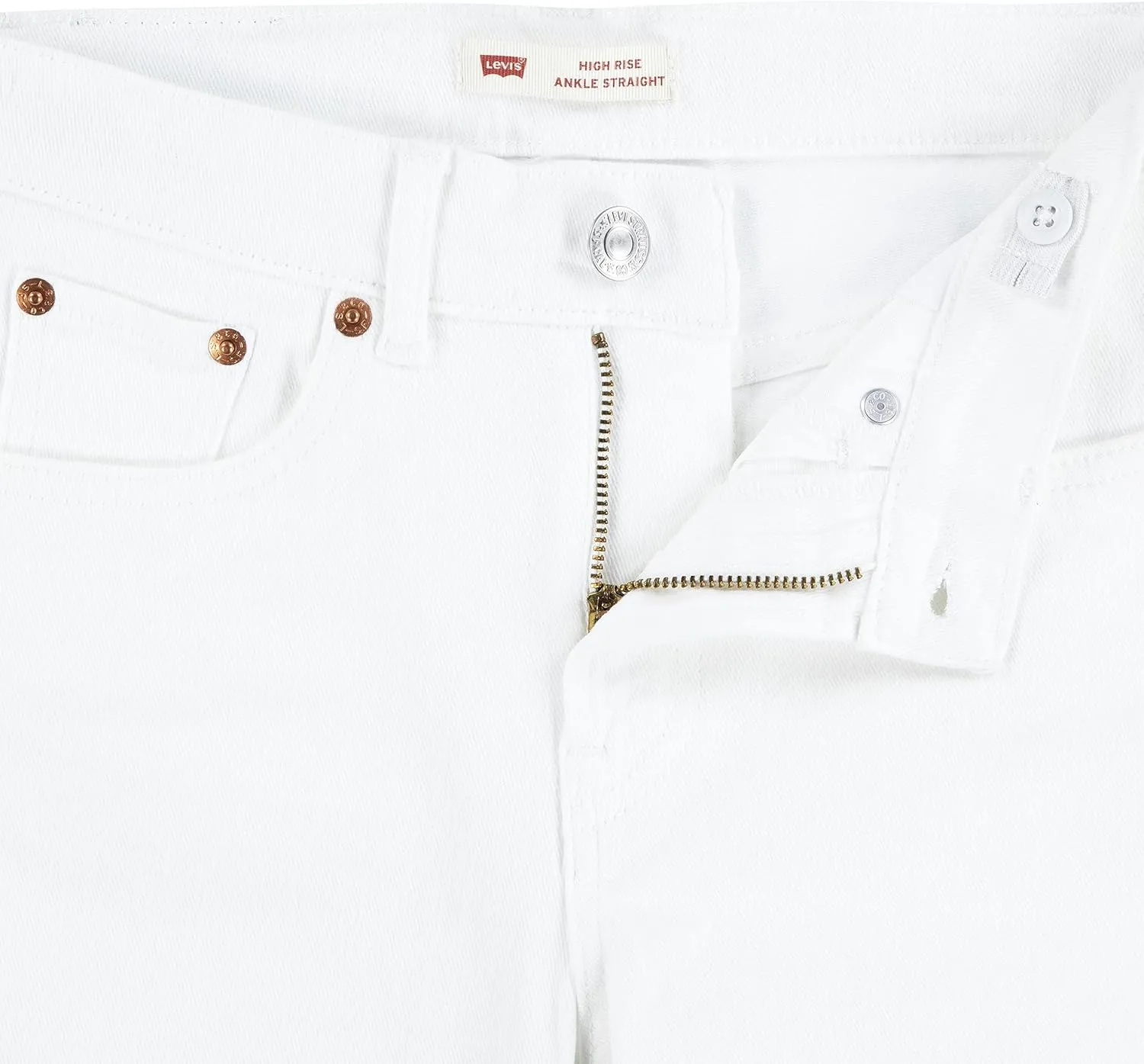 Girls' High Rise Straight Fit Jeans