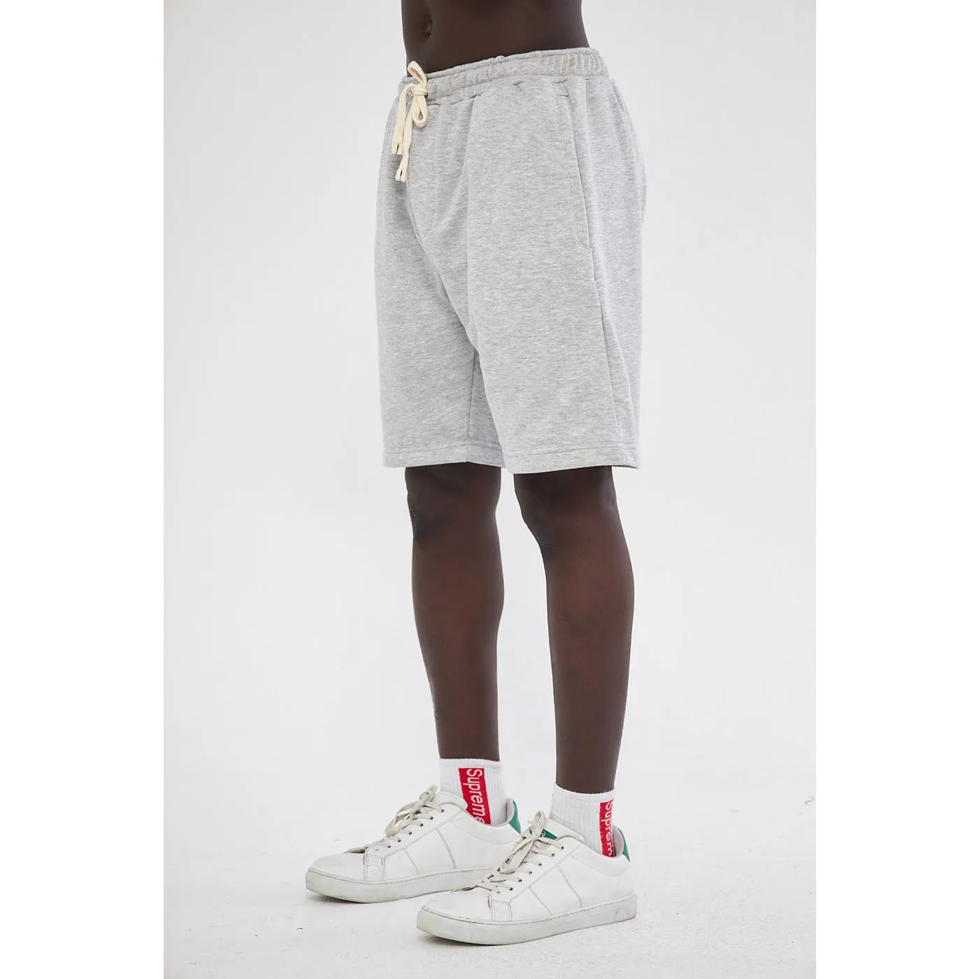 Grey Relaxed Fit Shorts