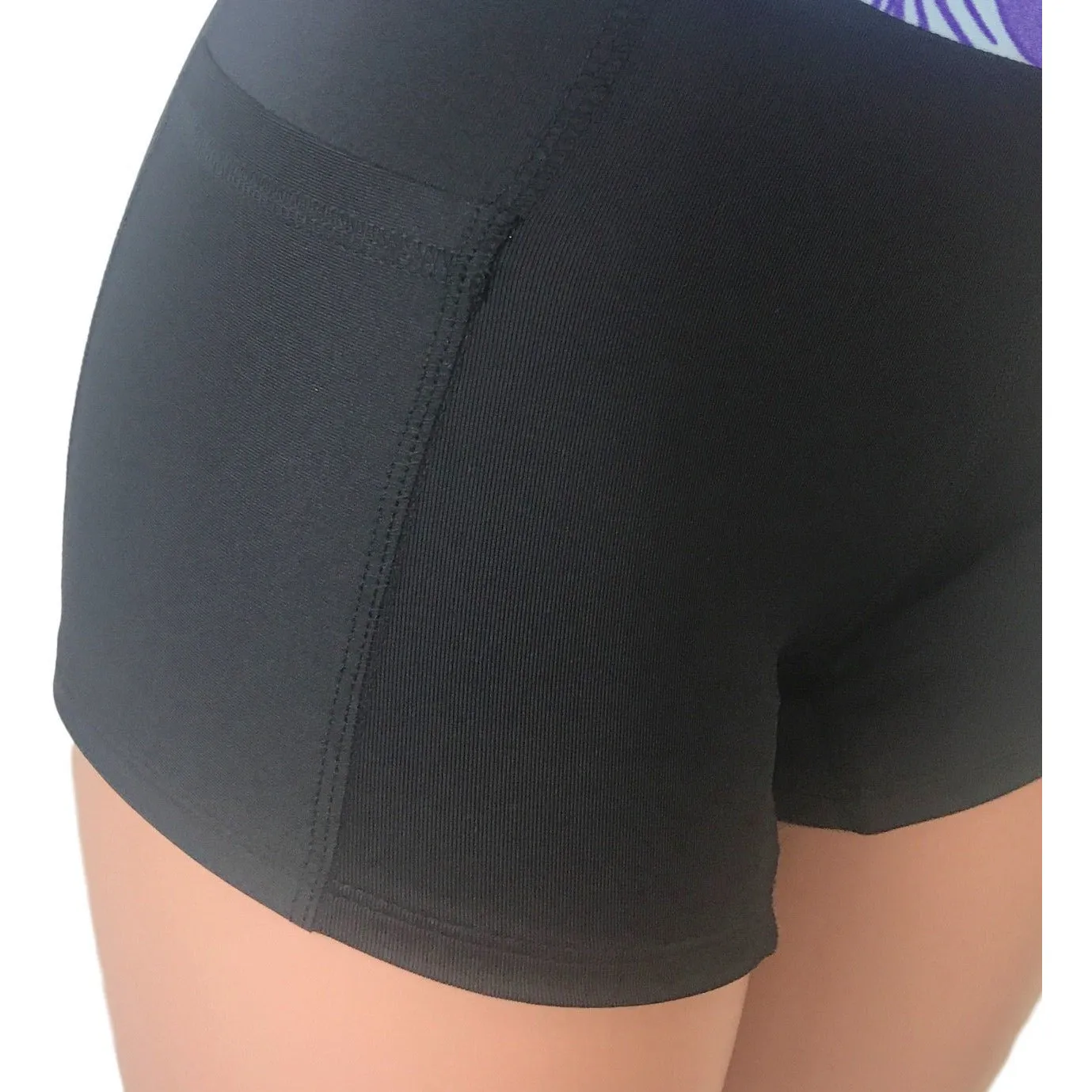 Guitar Rock 'n' Roll Print Athletic Flare Skort - Running Skirt