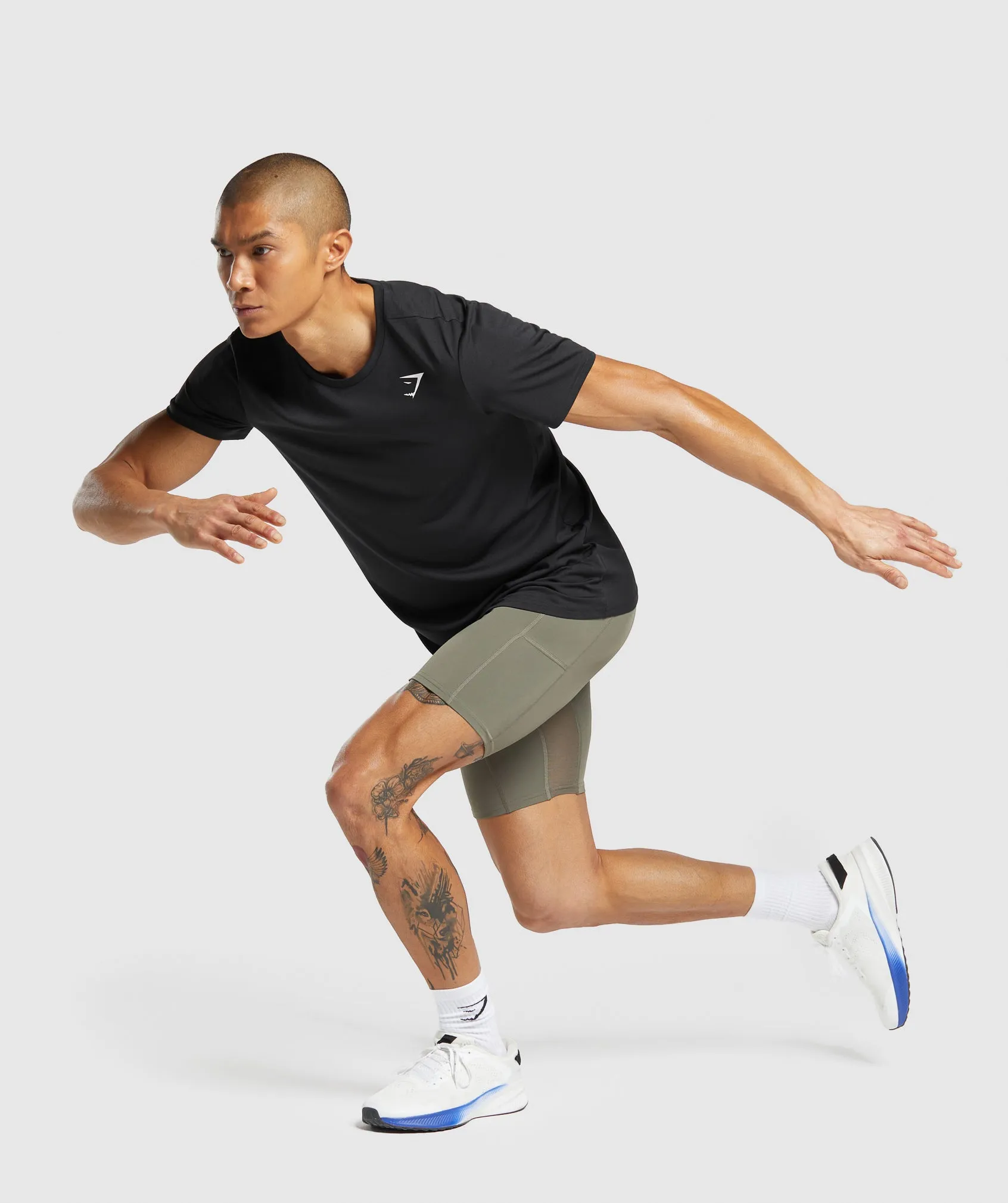 Gymshark Control Baselayer Short - Base Green