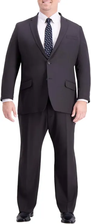 Haggar Men's The Active Series Stretch Classic Fit Suit Separate Pant Regular and Big & Tall Sizes
