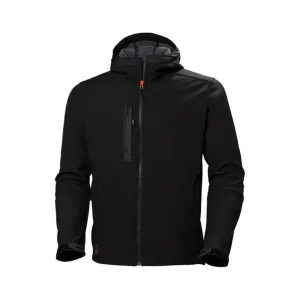 Helly Hansen Men's Softshell Work Jacket 74230 Kensington - Poly, Hooded, Waterproof, Breathable, Adjustable, Durable, Construction, Versatile | Sizes S-4XL