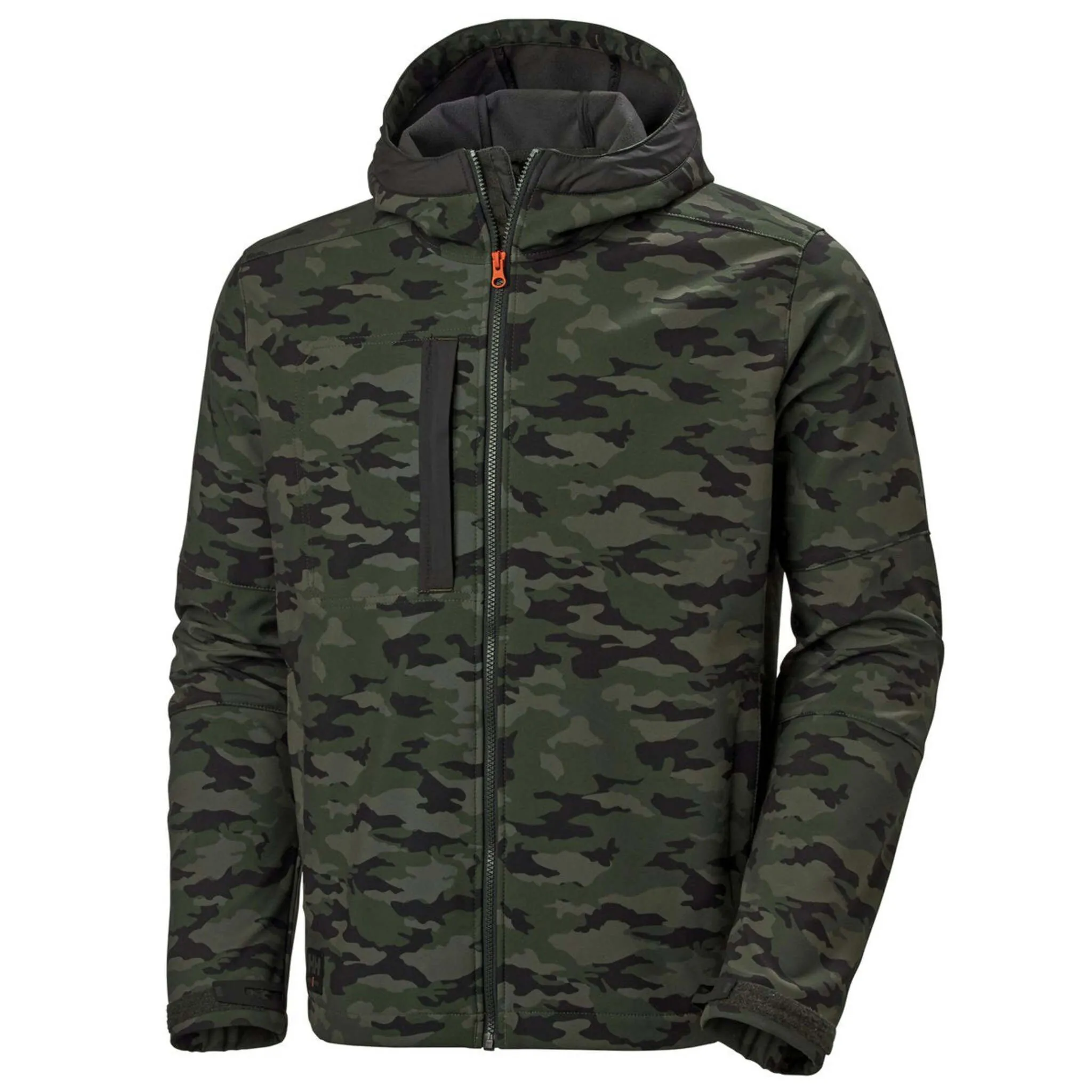 Helly Hansen Men's Softshell Work Jacket 74230 Kensington - Poly, Hooded, Waterproof, Breathable, Adjustable, Durable, Construction, Versatile | Sizes S-4XL