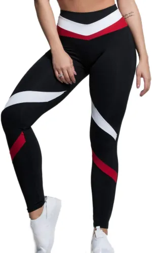 High Waist Yoga Pants Color Block Tummy Control Workout Stretch Running Dance Yoga Leggings for Women S-XL