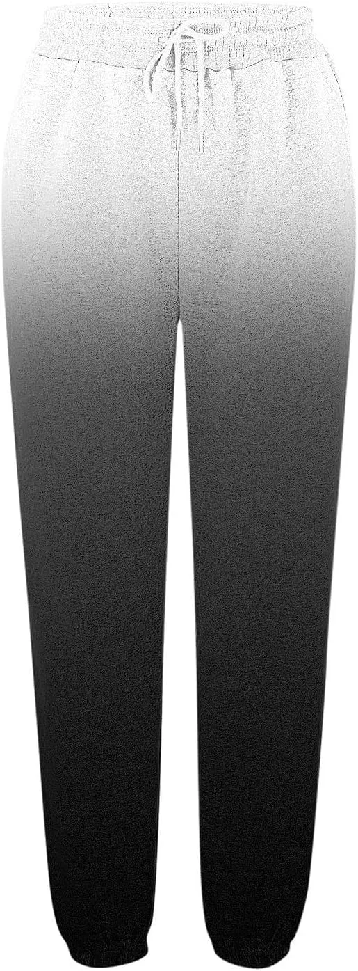 high Waisted Sweatpants for Women Baggy Cinch Bottom Jogger Casual Pants Casual Baggy Fleece Warm Lounge Trousers