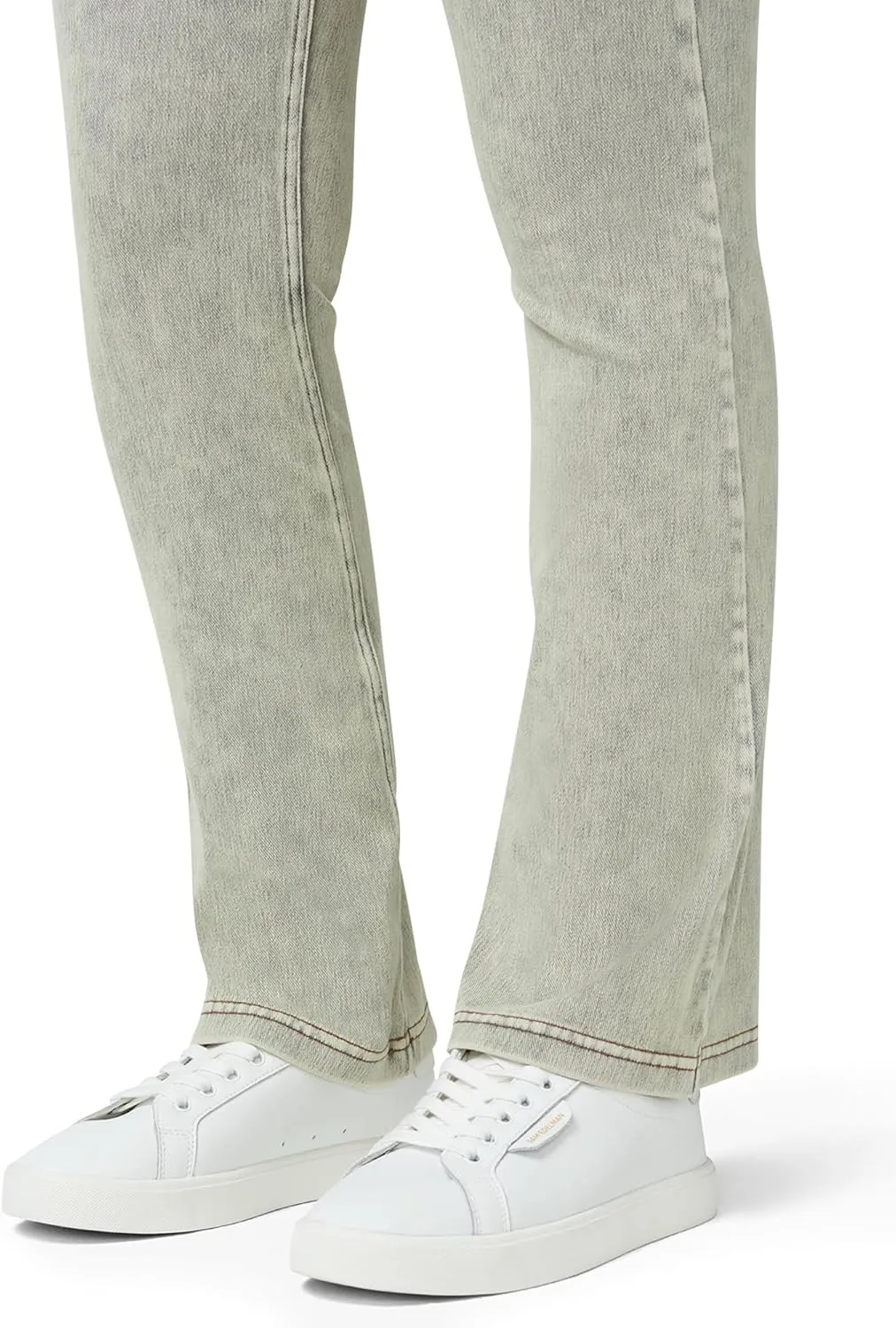 HUE Women's Ultra Soft High Waist Denim Baby Bootcut Leggings