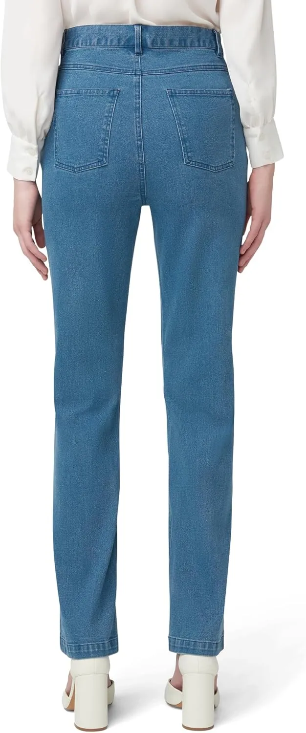 HUE Women's Ultra Soft High Waist Denim Baby Bootcut Leggings