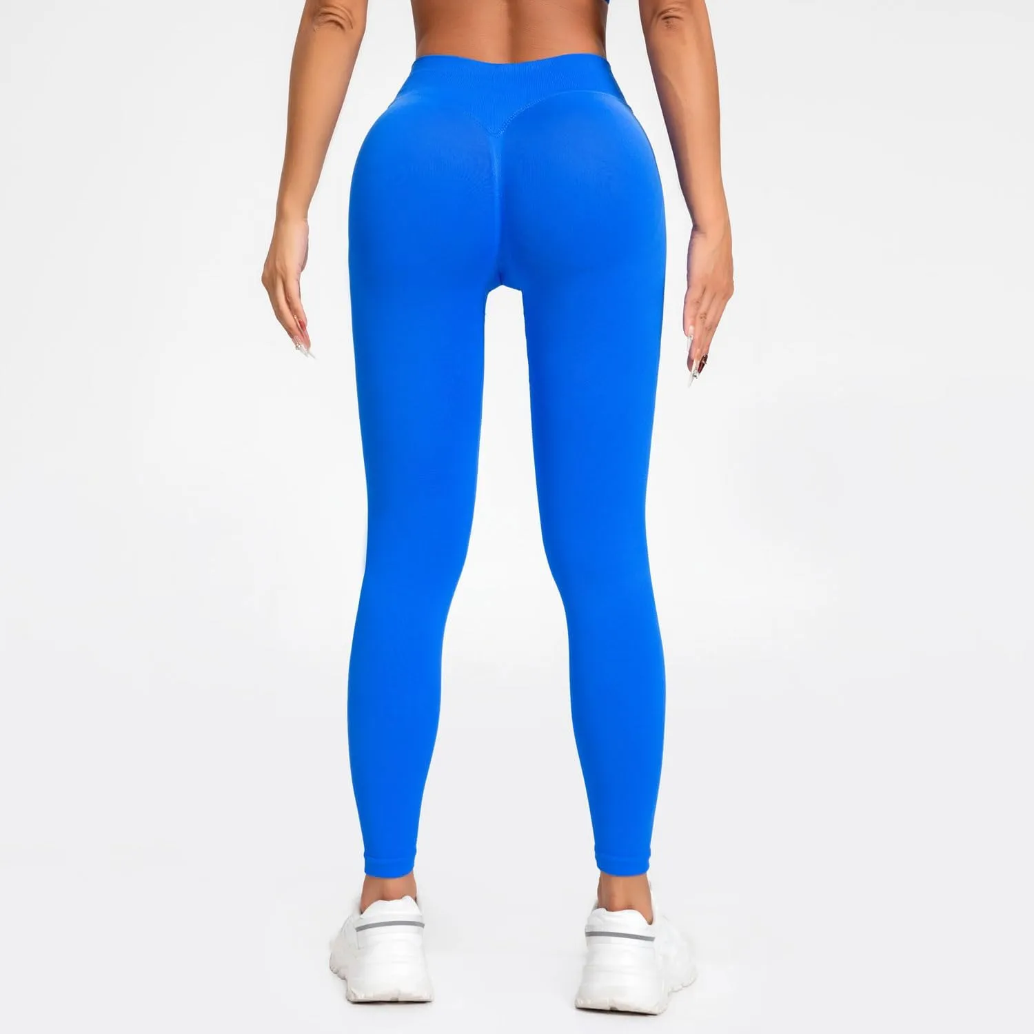 Impact Leggings Low Waist Seamless Yoga Pants for Workout, Gym, Fitness