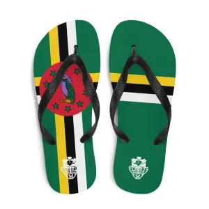 Island Flag - Dominica Flip Flops
