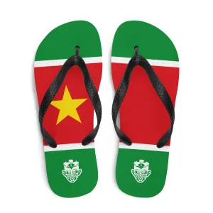 Island Flag - Guadeloupe (UPLG) Flip Flops