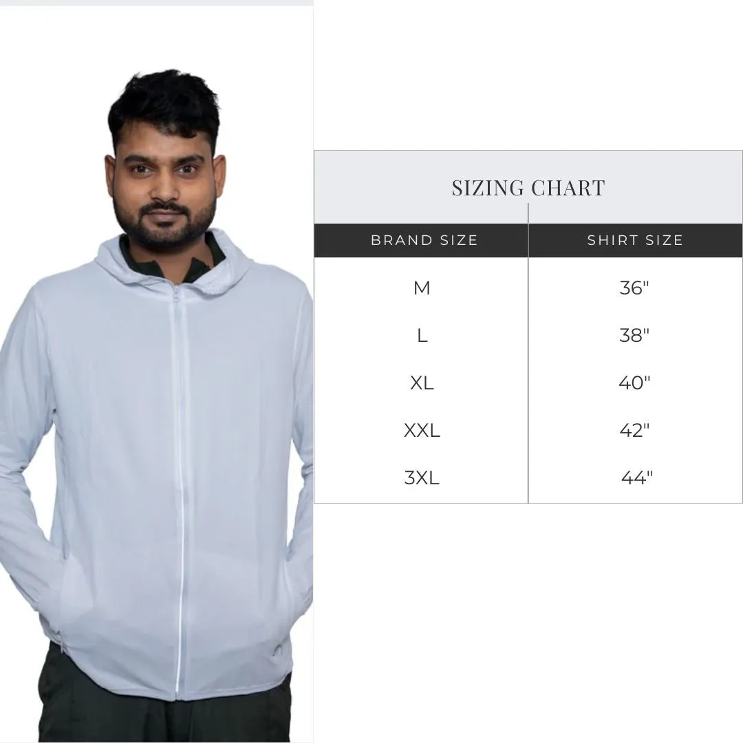 JAG Ultra Cool Sunscreen Jacket | UPF 50  Protection | Thumb Hole in Sleeves