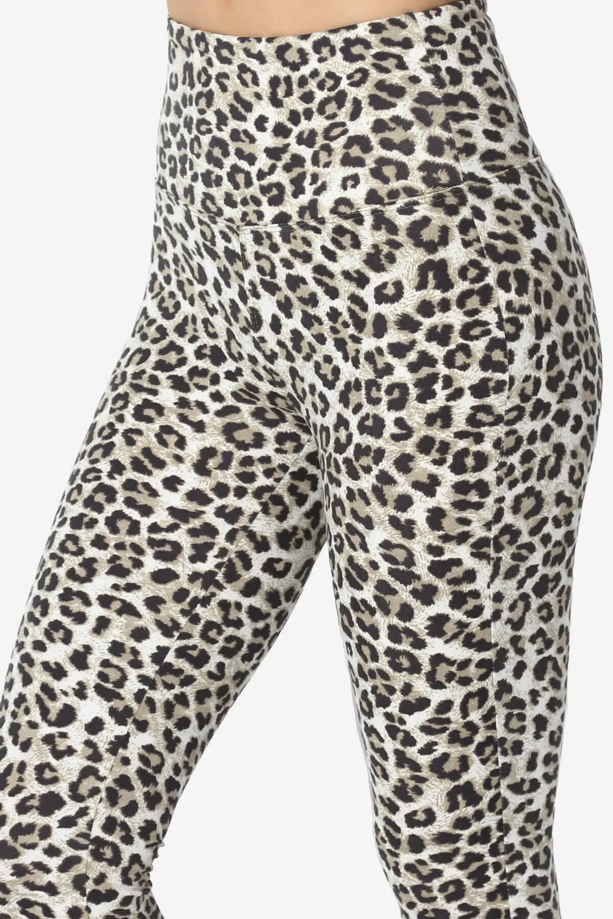 Lafayette Leopard High Waist Microfiber Leggings PLUS