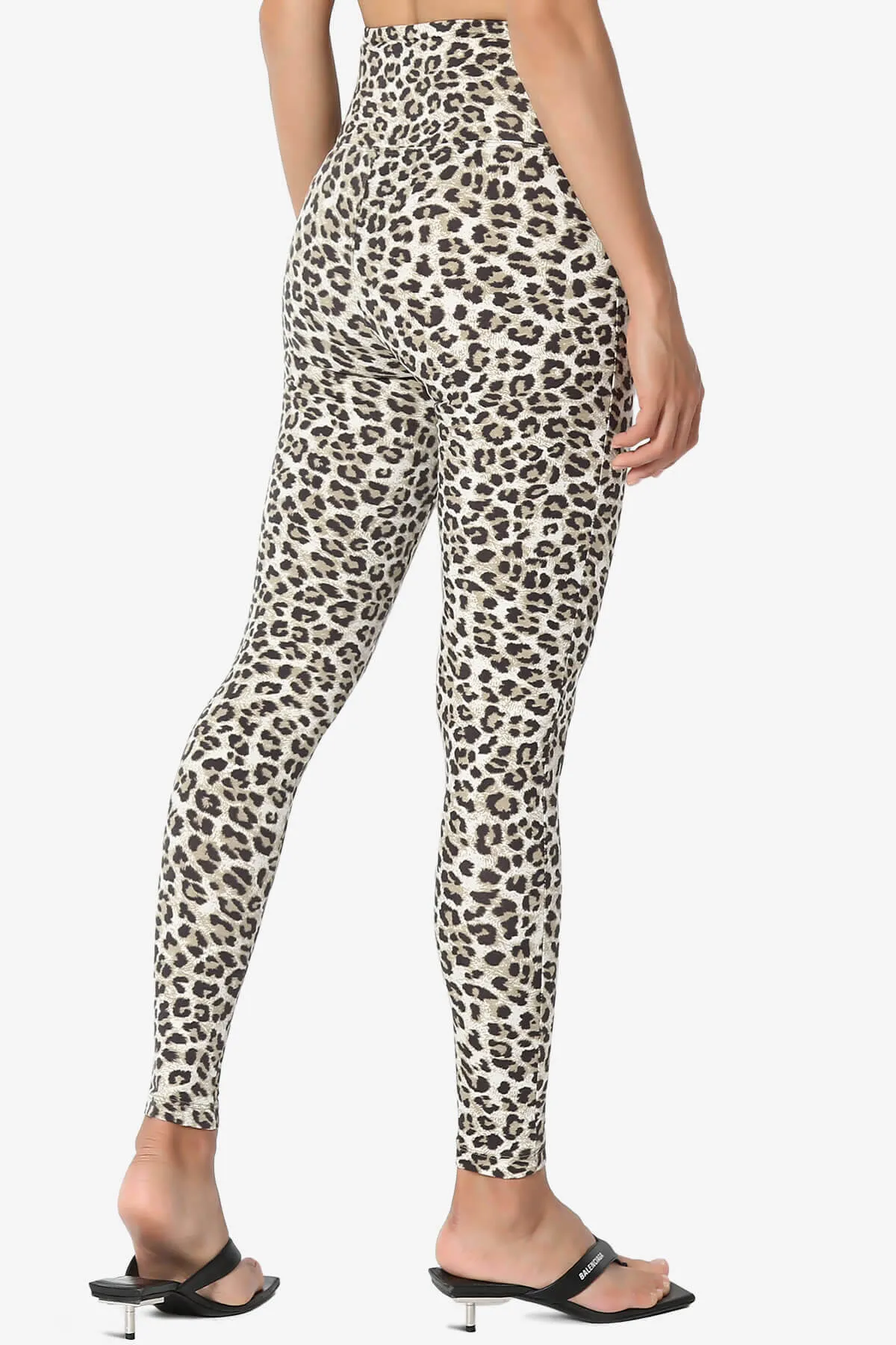 Lafayette Leopard High Waist Microfiber Leggings PLUS