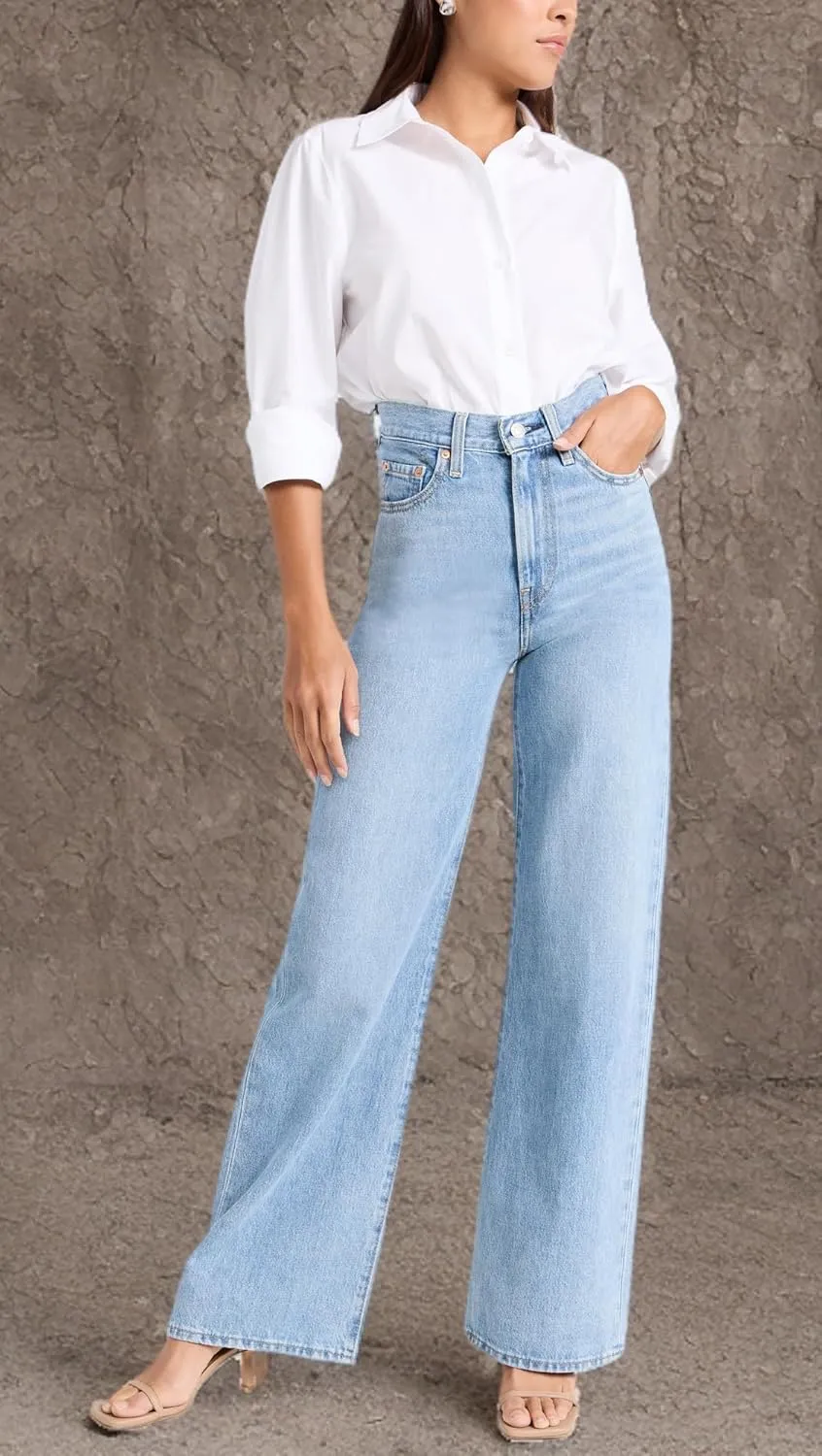 Levi's Women's Ribcage Wide Leg Jeans