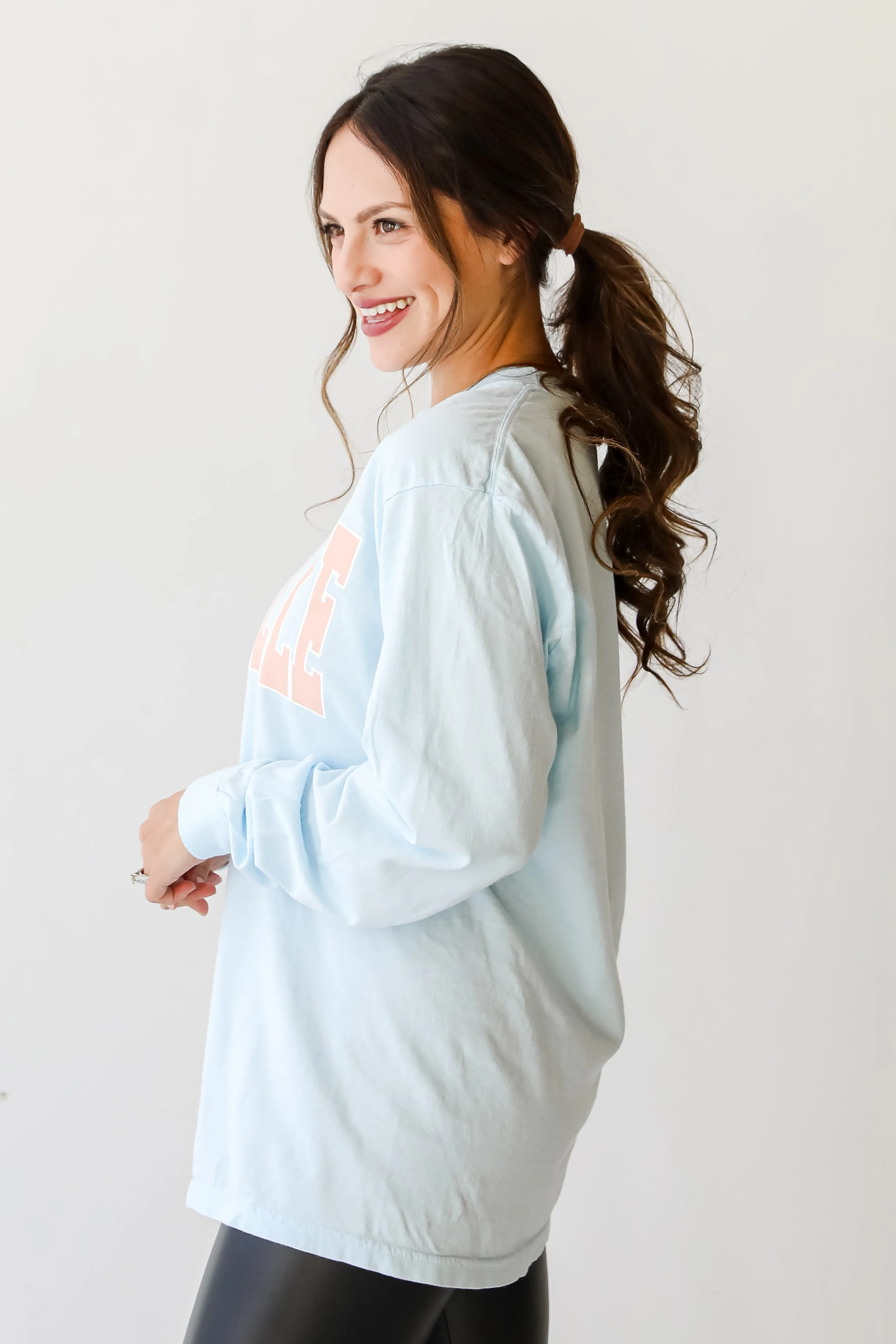 Light Blue Nashville Long Sleeve Tee