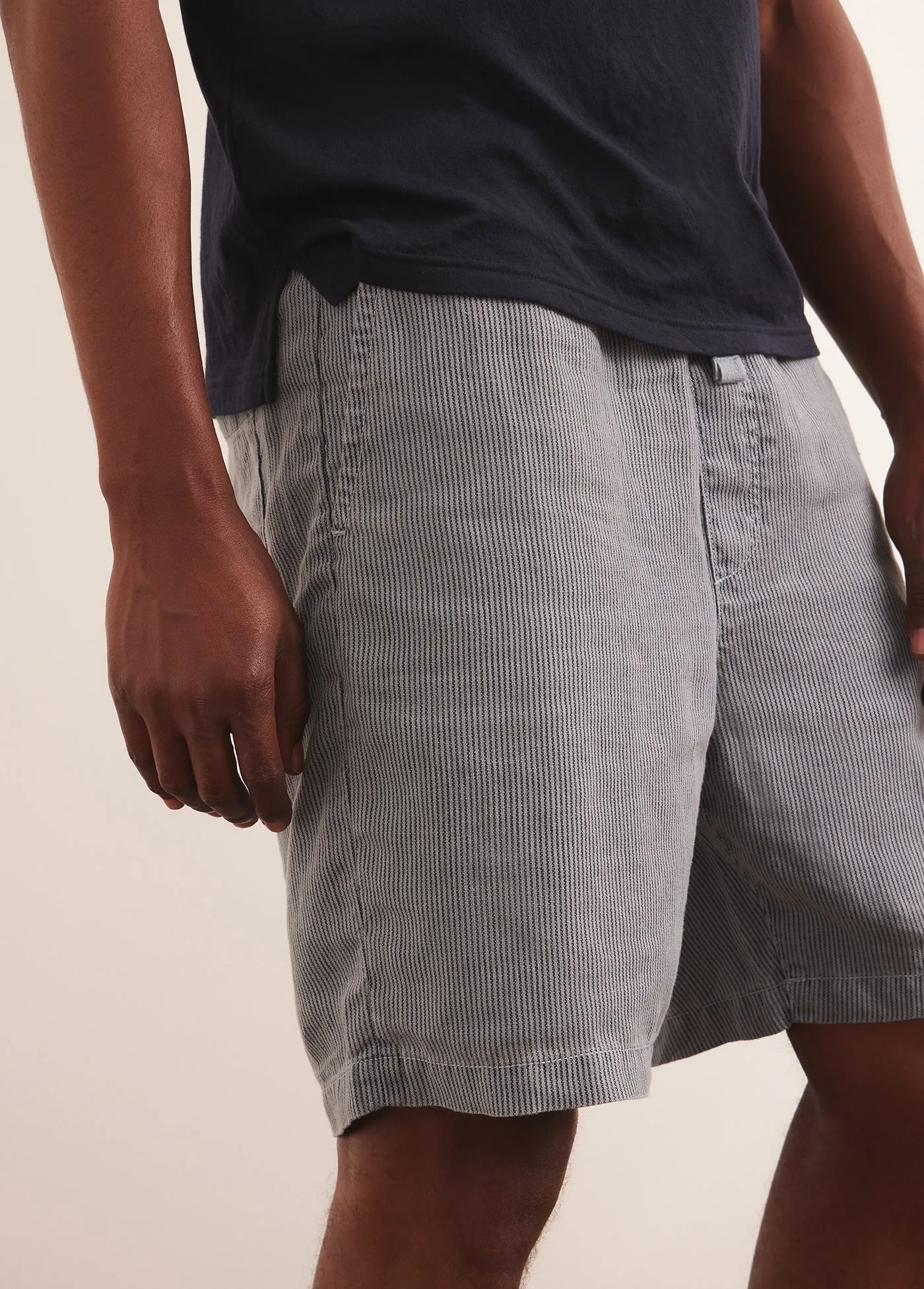 LINEN DRAWSTRING SHORT