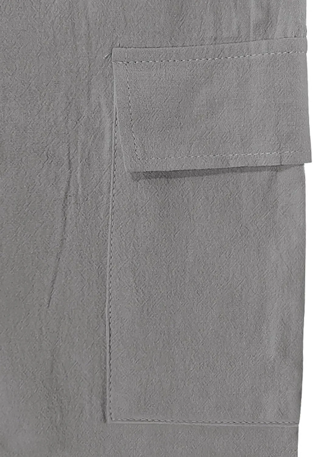 Linen Pants Men Casual Beach Vacation Clothes White Wide Leg Cotton Khaki Harem Summer Outfits Mens Elastic Waist Pant